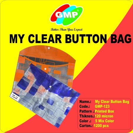 GMP My Clear Bag Files And Folders -LGL SIZE -PRINTED