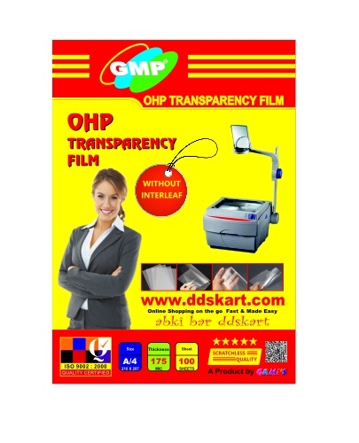 GMP A4 175 MIC OHP Transparency Film Pack Of 100