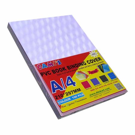 GMP A4 PVC Book Binding SHEET SUPER DIAMOND ( VIOLATE Transparent )
