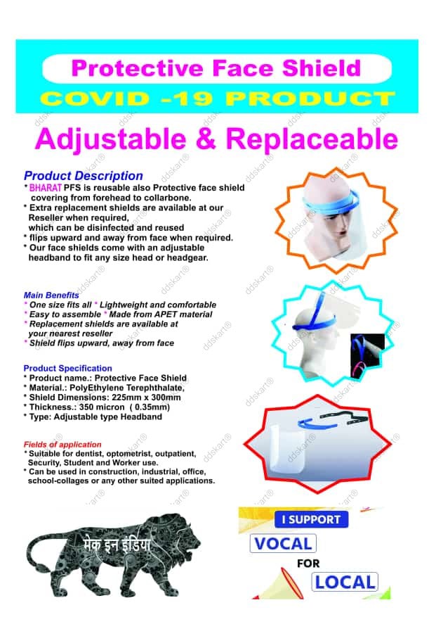 250 Micron Premium Face Shield — Clear, Anti-Fog and Unbreakable