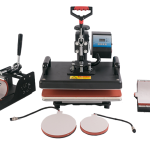 5IN1 combo heat press machines for sale fabrication heat transfer press machine printing process t shirt sublimation pressing