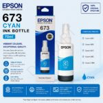 EPSON 673 CYAN INK BOTTLE  (Original) 70ML
