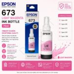 Epson 673 Light Magenta Ink Bottle (Original) 70ML