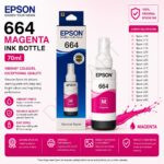 Epson 664 Magenta Ink Bottle (Original) 70ML