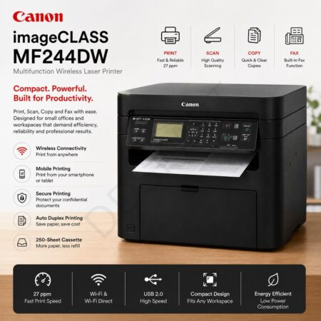 Canon MF244DW Multifunction Wireless Laser Printer