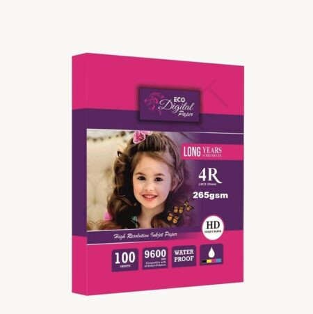 Eco Digital 265 GSM Resin Coated Satin Matte Photo Paper A4 & 4×6 Inch – High-Quality Inkjet Print Paper