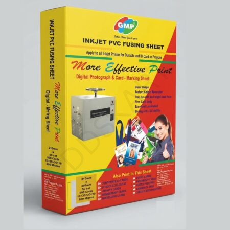 GMP A4 InkJet Fusing Sheet 50 Sets (100 Core + 100 Overlay) for PVC ID Card Printing