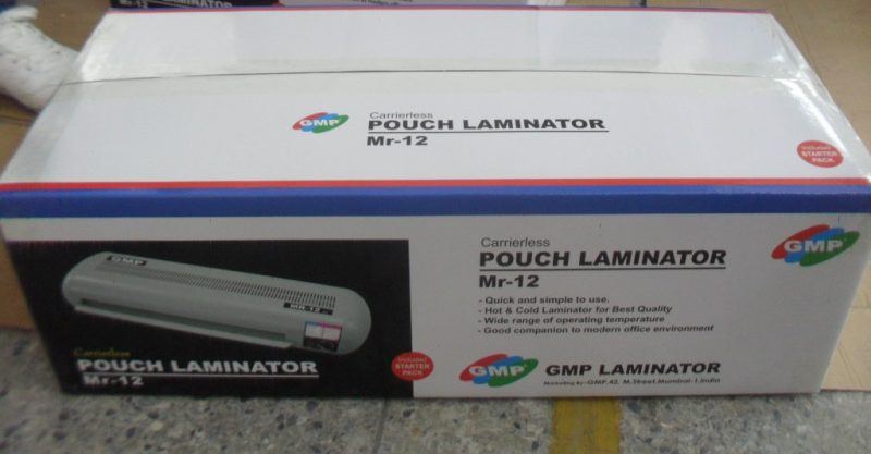 GMP A3 Size Hot & Cold Pouch Laminator, MR 12