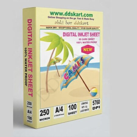 DDS Inkjet Teslin ID Card Synthetic Sheets Waterproof - Compatible with All Inkjet Printers