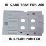 PVC ID Card Tray ( White) For Inkjet Printer Epson L800,805,810,850