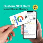 GMP NFC Business Cards | Blank Printable | White NTAG | 213 CHIP | Memory upto 888 characters (URLs, Texts, Google reviews,etc) | Compatible with Android/IOS NFC