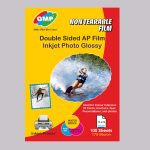GMP Premium 13''x19'' - 170 Micron Double sided Non Tearable, Water Proof, Instant Dry Glossy Inkjet Photo Paper AP Film