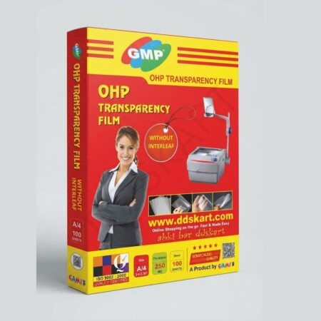GMP OHP Transparency Film A4-A3 | 75/100/175/250 Micron | Laser Printable Clear Sheets – Premium Quality