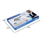 GMP 12 Inch A4 Steel Heavy Duty Professional Paper Cutter Guillotine Paper Trimmer Machine White (A4, B5, A5, B6, B7) (White)
