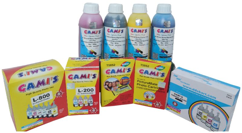GAMI'S Ink For EPSON L130,L360,L380,L385,L405,565,L555, SET