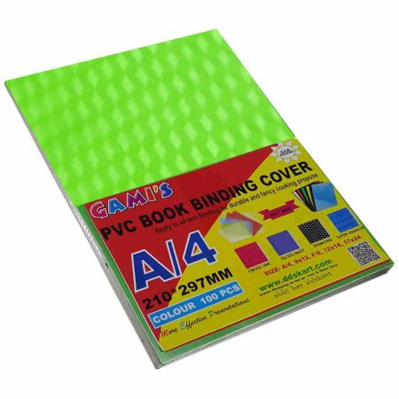 GMP A4 PVC Book Binding SHEET SUPER DIAMOND ( GREEN Transparent)