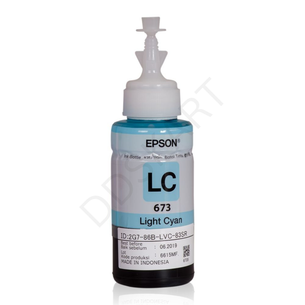 EPSON 673 LIGHT CYAN INK BOTTLE (Original) 70ML