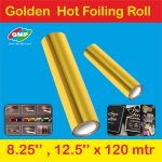 GMP Golden & Silver Hot Stamping Foil for PP, PVC, PS, ABS Plastic Surfaces