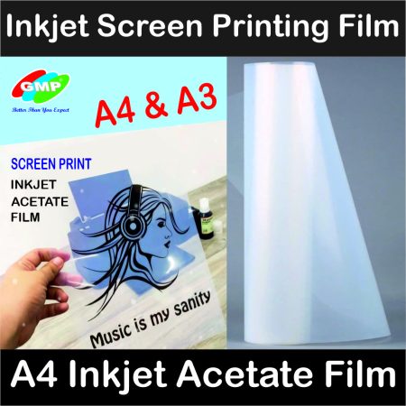 GMP Milky Screen Printing Inkjet Positive Film Waterproof A4 Size