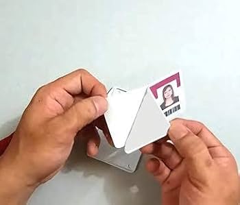 GMP Printable inkjet A4 135 Mic ID card high Glossy Non-tearable Self-Adhesive Sticker Paper Waterproof HD Printing for Ink Jet Printer, 50 Sheet