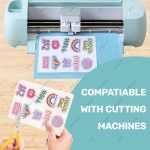 GMP 135 Micron Inkjet Non-Tearable Sticker (50 Sheets) — High Gloss, Waterproof, Self-Adhesive Paper