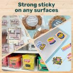 GMP 135 Micron Inkjet Non-Tearable Sticker (50 Sheets) — High Gloss, Waterproof, Self-Adhesive Paper
