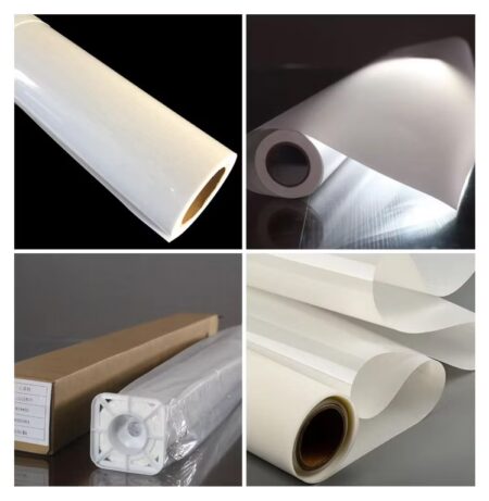 GMP Backlit Display Film Roll 160 Micron (12" 24"36''42''50''60'' × 30 Meters) – Inkjet & Laser Compatible Translucent PET for Lightbox Printing