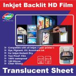 GMP Translucent Backlit Film sheet/Back Lit Paper Displays, Excellently printable with all Inkjet printers & Laser Copiers 8 x 12 ,  12 x18