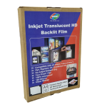 GMP Translucent Backlit Film sheet/Back Lit Paper Displays, Excellently printable with all Inkjet printers & Laser Copiers