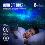 GMP Cosmic Astronaut Galaxy Projector – 360° Rotating Nebula Night Light with Remote Control & Timer for Kids, Adults, Bedrooms, Parties, Gifts.