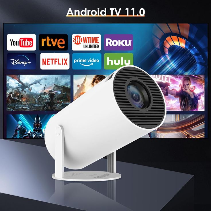 GMP LumaCore 4K Projector, Android 11,WiFi, Bluetooth