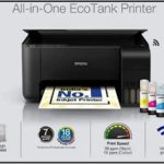 Epson Ecotank L3250 A4 Wi-Fi All-in-One Ink Tank Colour Printer Ink, Black