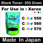 Black Toner (Japan) For Use In : Xerox Color 550, Color 560, Color 570 (350g)