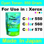 CyanToner (Japan) For Use In : Xerox Color 550, Color 560, Color 570 (350g)