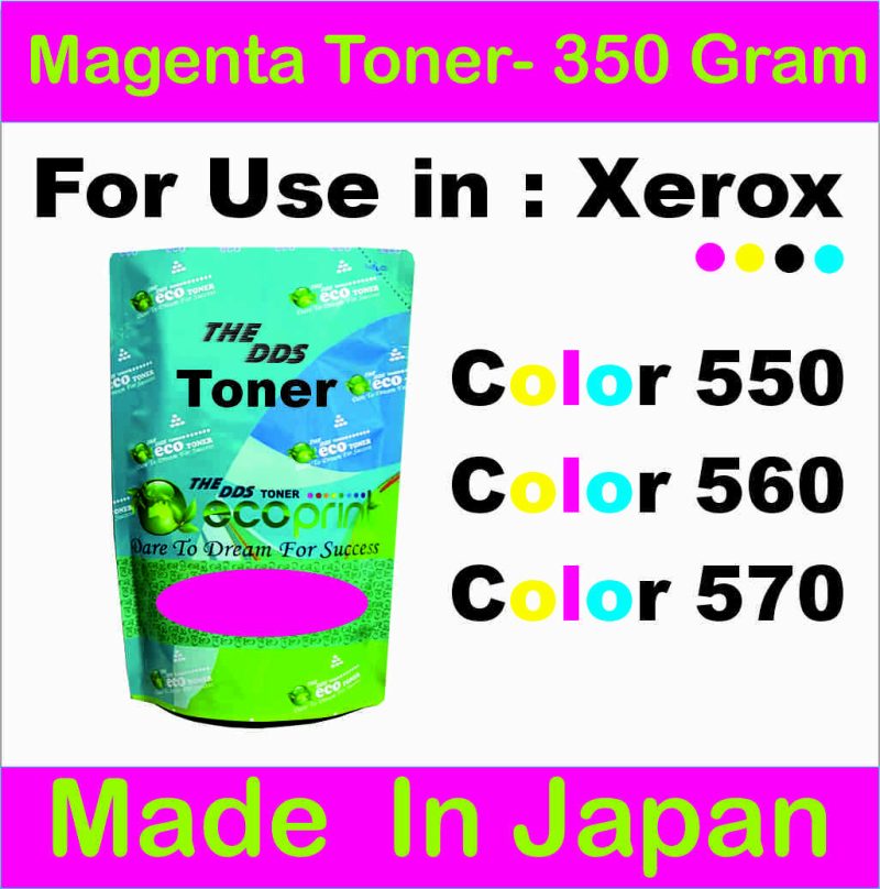 Magenta Toner (Japan) For Use In : Xerox Color 550, Color 560, Color 570 (350grm)