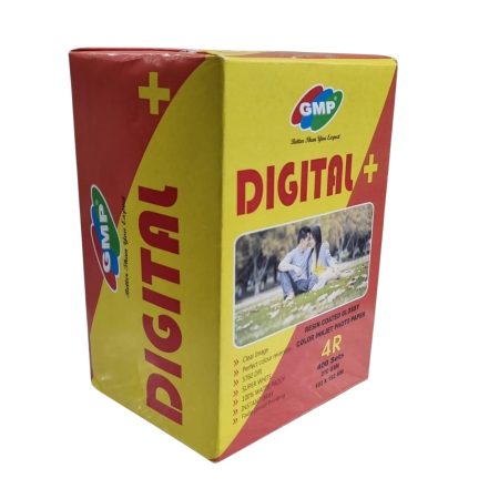 GMP Digital Plus 4x6 Glossy Inkjet Photo paper 270 GSM 5760-DPI (102mmX152mm) 400 sheets bulk pack