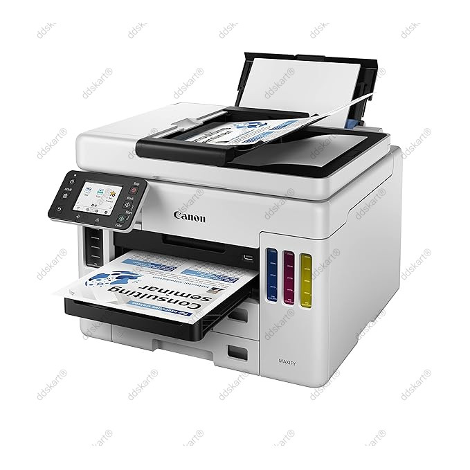 Canon MAXIFY GX7070 Ink Tank Printer – All-in-One with WiFi, Fax & High Volume Color Printing
