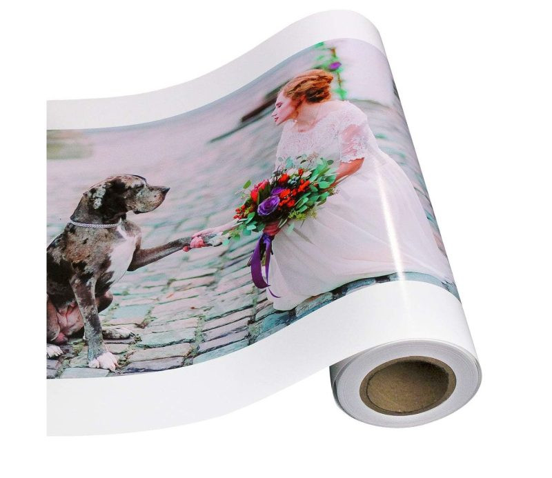 Rc- 265 gsm Premium RC Glossy Photo Paper Roll (12'', 20'' , 24'' , 36'' x 30 meters) Wide Format Inkjet print (2025 New Upgrade, plastic film layer in the back, more durable more waterproof, no easy to get wrinkle)