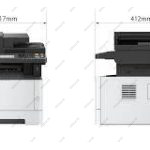 Kyocera Ecosys MA4000x Heavy-Duty Monochrome Multi-Function Printer – Copy, Print, Scan