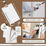 GMP RFID ID Cards 25 Pcs | Thick RFID Card | 125khz Proximity Card Office Employees ID Badge | RFID AccessCard for essl Biometric Attendance IDCard | PVC Smart Card with Vertical Slot Hole Punch