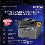 Brother DCP-B7640DWB Fast Multifunction WIFI Duplex Printer, ADF