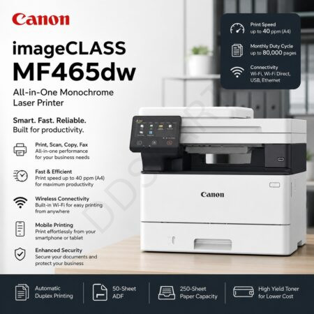 Canon imageCLASS MF465dw All-in-One Monochrome Laser Printer