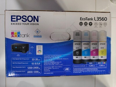 Epson EcoTank L3560 A4 Wi-Fi All-in-One Ink Tank Printer