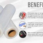 Clear Plastic Shrink Wrap Roll, 3'',4'',6'',12'',18'' Industrial Packaging Film, GILETIN Role for Packing