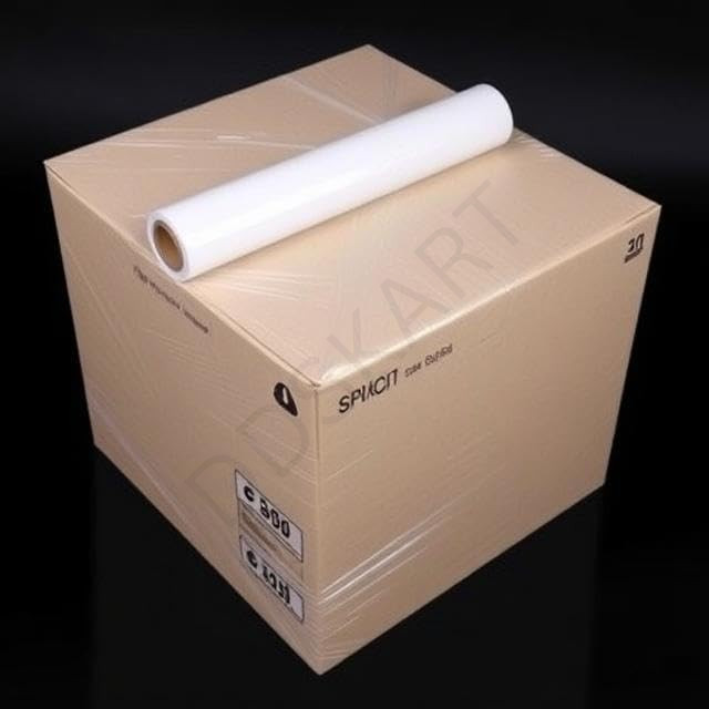 Clear Plastic Shrink Wrap Roll, 3'',4'',6'',12'',18'' Industrial Packaging Film, GILETIN Role for Packing