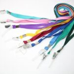GMP 14mm Lanyard for ID Card Holder – Strong Polyester Neck Strap with Metal Clip 50 pcs pack
