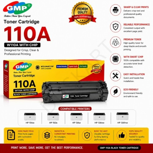 GMP CRG 070 Toner Cartridge (with Chip) Compatible with Canon imageCLASS LBP247dw LBP244 LBP241 LBP243dw LBP246dw MF461dw MF463dw MF467dw MF465dw MF462dw Printer