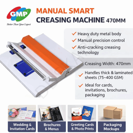 GMP Manual Smart Creasing Machine 470mm | Heavy Duty Paper Creaser for Cards, Invitations & Packaging