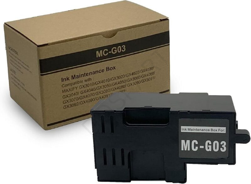 Canon MC-G03 Maintenance Box Compatible for Canon GX4030 GX3040 GX4040 GX3050 GX4050 GX3070 GX407 GX4080 GX3080 GX4020 GX3020 Printers