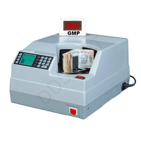 GMP Bundle Note Counting Machine with Fake Note Detection | High-Speed Money Counter with UV, MG & IR Sensors | Automatic Bank Note Counting Machine for INR/USD/EUR | Heavy Duty Cash Counting Machine for Office & Business Use